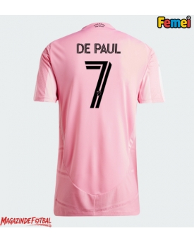 Inter Miami Rodrigo De Paul #7 Tricou Fotbal Replică 2026-27 Femei Acasa Inter Miami Rodrigo De Paul #7 Tricou Fotbal Replică 2026-27 Femei Acasa